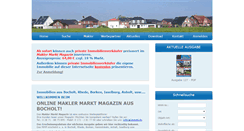 Desktop Screenshot of makler-markt-magazin.de