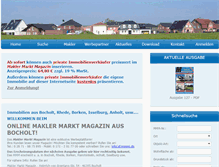 Tablet Screenshot of makler-markt-magazin.de